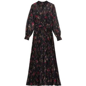 Ted Baker WMD-CEIBA-Printed Maxi Shirt Jurk Zwart, Zwart, 40
