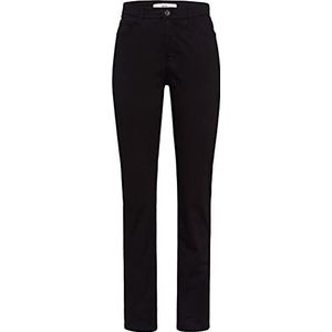 BRAX Unisex Style Mary Five-Pocket-broek in hoogwaardige katoenen stretchbroek, zwart (Perma Black 01), 38 NL Kort