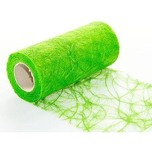 Sizoweb®, 25 m x 20 cm, originele tafelband, tafelloper, groen, appelgroen, voor bruiloft, keramiek, Moederdag ...