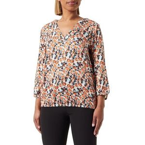 TOM TAILOR Damesblouse, 32369 - Small Grey Tie Dye Floral, 32