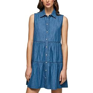 Pepe Jeans Arya-jurk voor dames, Blauw (Denim), M