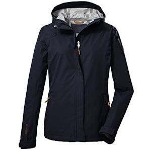 killtec Women's 2 1/2 laags functioneel jack/outdoorjack met capuchon, opvouwbaar KOS 49 WMN JCKT, dark navy, 38, 39167-000