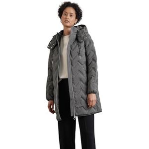 Street One Gewatteerde damesjas, Frost Grey Melange, 36