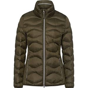 BRAX Dames Style Bern Blueplaet Zero Down Jacket in dons-look gewatteerde jas, kaki, 42