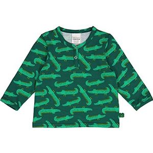 Fred's World by Green Cotton Babyjongens Croco L/S T-shirt, Cucumber/Gras/Sonic Yellow, 56 cm