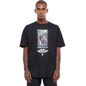 Mister Tee Upscale Blend Oversized T-shirt, uniseks, met opdruk, oversized fit, katoen met print, grafisch T-shirt, zwart, XS