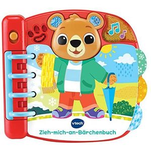 VTech Baby Zieh-Mich-an Beertjesboek, interactief boek met leerinhoud voor het weer, met liedjes en melodieën, voor kinderen van 12-36 maanden