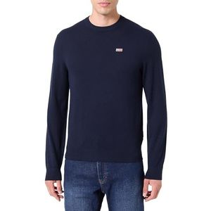 NAPAPIJRI Donori Crew Neck Sweater voor heren, Blauw Navy, L
