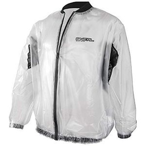 O'NEAL | Motorfiets Mountainbike Jacket | MTB Mountainbike DH Downhill FR Freeride | Waterdicht, Transparant, Mesh Inserts | Splash Rain Jacket | Volwassen | Duidelijk | Maat XL
