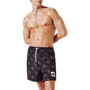 Karl Lagerfeld - Ikon Aop Med Boardshorts - Indigo - Korte Broeken
