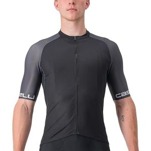 CASTELLI Ingang VI Jersey T-shirt voor heren, Light Black/Dark Gray-ivoor, XL