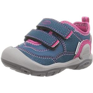 KEEN Unisex Knotch Hollow Ds Sneakers voor kinderen, blauw koraal roze pauw, 37 EU