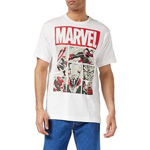 Marvel Heroes Comics T-shirt voor heren, Wit (Wit Wit), M