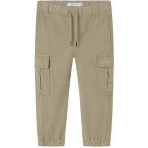 NAME IT - NMMRYAN - Cargobroek - Donkerbeige - Tapered