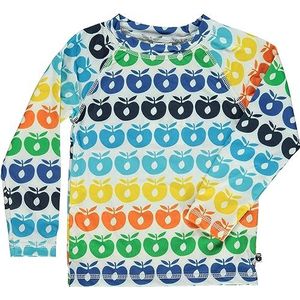 UV50 Swimwear T-shirt, Mini Retro Apples, blue atoll, 80/86 cm