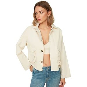 TRENDYOL Blazer - ecru - oversized, Ecru, S