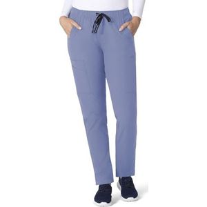 Carhartt Force Essentials: Damesbroek met rechte pijpen - Scrubs met 9 zakken, Ceil Blauw, XS Petite