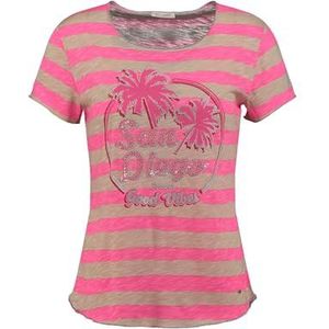 KEYLARGO Dames T-shirt WT SAN Diego Round, Neon Pink-beige (2325), S