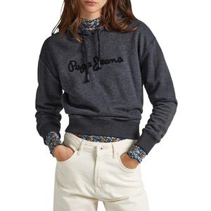 Pepe Jeans Dames Nanette Hoodie Sweatshirt, Zwart (zwart), S