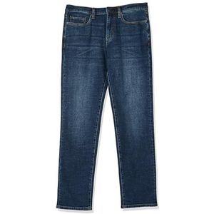 Amazon Essentials Straight-Fit Stretch Jeans,Donkere Vintage,31W / 28L