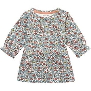 Noppies Baby Girls Dress Newport Speeljurk met lange mouwen voor meisjes, Blue Surf - P425, 92 cm