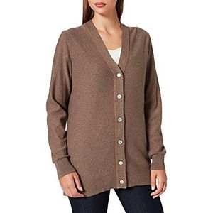 Noa Noa Dames Essential Cotton Cashmere, Long Sleeve Cardigan Sweater
