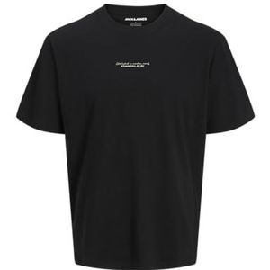 JACK & JONES Jjrikkie Tee Ss Crew Neck, zwart, L