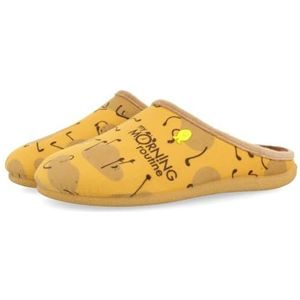 Hot Potatoes Patterson, slipper, mosterd, 38 EU, Mosterd, 38 EU