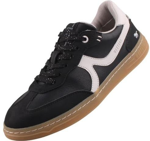 MUSTANG Sneakers laag  zwart / wit