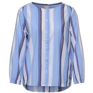 STREET ONE Zomerblouse met print, Origineel blauw, 46