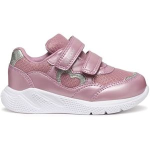 Geox B Sprintye Girl Sneakers voor babymeisjes, roze, 21 EU, Rosé, 21 EU