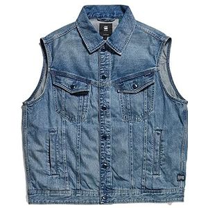 G-STAR RAW Dames Oversized Denim Vest Jacket, Blue (Sun Faded Air Force Blue B988-C947), M