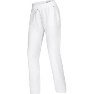 BP 1736-334-0021 comfortabele broek voor dames, slanke pasvorm, 40% katoen, 35% polyester, 25% elastomultiester, wit, maat 52