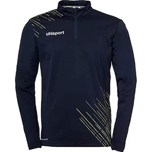 uhlsport Heren Score 26 1/4 Zip Top Score 26 1/4 Zip Top Heren Sport Jas Sweatshirt Pullover Voetbal Fitness Gym Sport Hoody Sporttrui