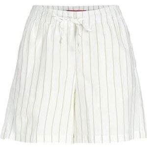 Jack & Jones - Jxamy Linen Blend Wvn Sn Shorts - Korte Broeken - Wit
