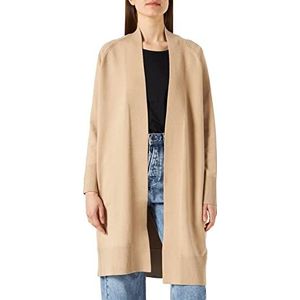 bugatti Gebreid damesjack, beige, XL