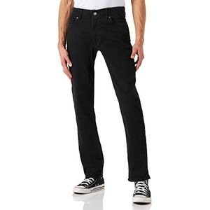 WHITELISTED Heren Straight Fit MVP Jeans, Zwart, W48/L32