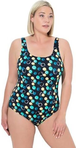 Ulla Popken - Badpak - Gemengde Kleuren - Full Cup - All-over Patroon