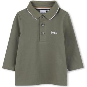BOSS J52449 Poloshirt voor babyjongens, Groente, 9 Maanden