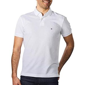 Tommy Hilfiger heren 1985 REGULAR POLO, Kleur: wit, S