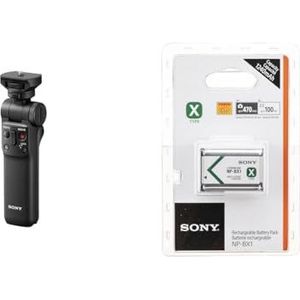 Sony GP-VPT2BT Bluetooth handgreep) zwart & Sony NP-BX1 batterij (type X, 3,6V, 1240mAh) voor cyber-shot