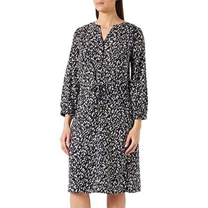 TOM TAILOR Dames Blousejurk met print 1030891, 29142 - Navy Dotted Design, 40