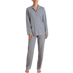 CALIDA Spring Nights Pyjama Blue Topaz, 1 stuk, maat 36-38, Blue Topaz, 36/38
