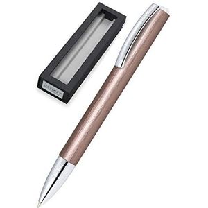 ONLINE Balpen Vision Smokey Rose I draaibalpen met standaard grote vulling in dikte M, schrijfkleur zwart I balpen roségoud, elegant verpakt in geschenkdoos