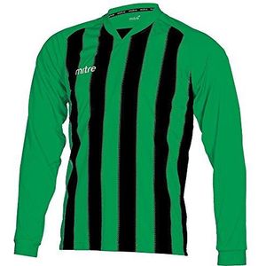 Mitre Optimize voetbalshirt voor kinderen S smaragdgroen/zwart