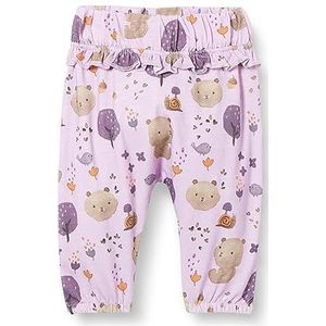 Bestseller A/S Nbflascha broek voor baby's, meisjes, Hush Orchid, 62 cm