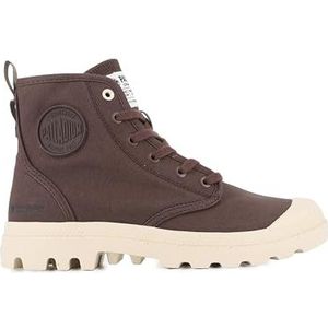 Palladium Pampa Hi Zip Organic Enkellaarzen Uniseks, Bruin, 44 EU