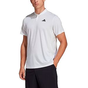 adidas Heren Club Tennis Henley Poloshirt, White, S
