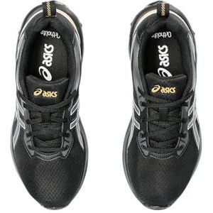 Asics Gel-Quantum 90 IV GS, sneakers, maat 36, smal, zwart, oranje, Lily, 36 EU Estrecho