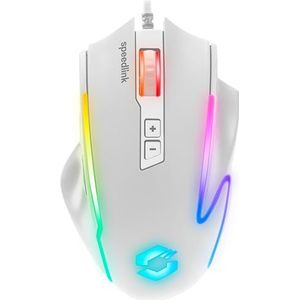 Speedlink - DECUS NX RGB - Gaming Muis - Wit - Bedraad